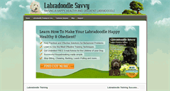 Desktop Screenshot of labradoodlesavvy.com